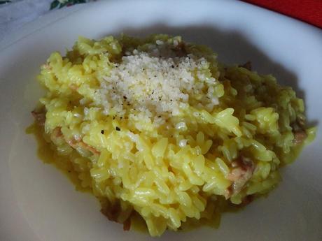 Risotto salsiccia e curcuma