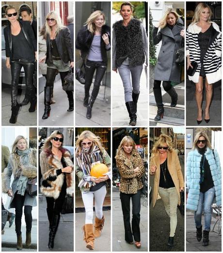 Kate Moss Winter Style