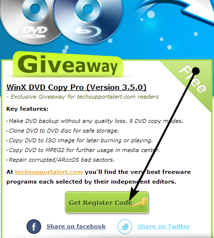 1 WinX DVD Copy Pro 3.5.0 gratis: Masterizza, Copia ed estrai DVD facilmente [Windows App]