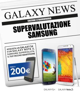 Rottama il tuo usato (iPhone, Xperia, Galaxy) e hai fino a 200 euro per l'acquisto di un Galaxy S4 o Note 3