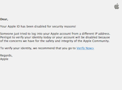 ATTENZIONE: Nuova truffa mail falsa nome Apple circolando rete !!!!
