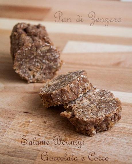 Salame cioccolato al latte e cocco