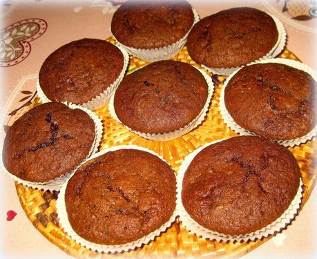 MUFFINS AL DOPPIO CIOCCOLATO