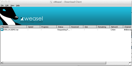  Come usare xWeasel su Mac e scaricare facilmente dalla rete IRC con Mac