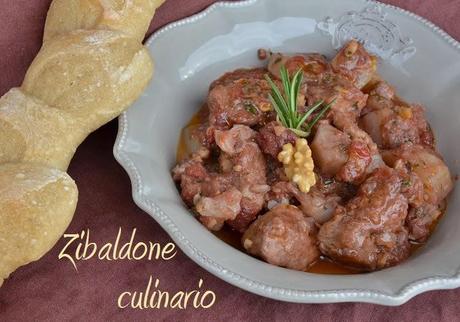 Spezzatino di vitello alla brianzola con topinambur e baguette