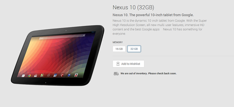 Nexus 10: dove comprare gli ultimi modelli disponibili in Italia