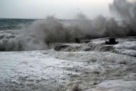 Mareggiata a Positano 19 gennaio