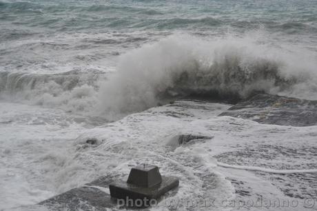 Mareggiata a Positano 19 gennaio