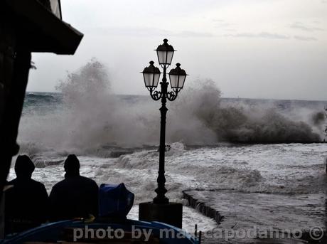 Mareggiata a Positano 19 gennaio