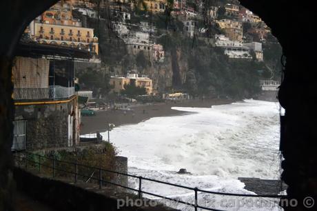 Mareggiata a Positano 19 gennaio