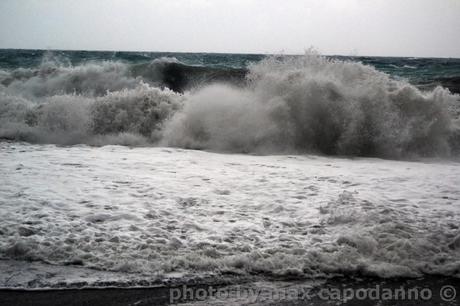 Mareggiata a Positano 19 gennaio