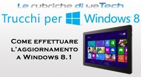 Trucchi per Windows 8: come effettuare l'aggiornamento a Windows 8.1 - Logo