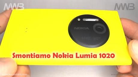 cambiare il display e smontare nokia lumia 1020