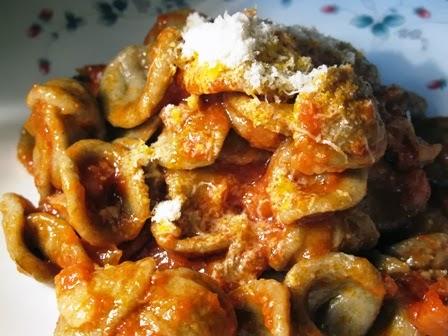 Orecchiette  di farro al sugo