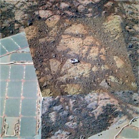 Opportunity sol 3536 - 3540: Pinnacle Island