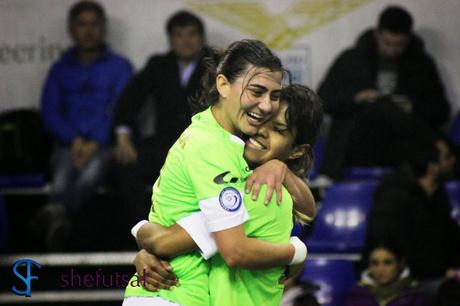 Lazio-Olimpus, serie A calcio a 5 femminile. Gol di Lucileia