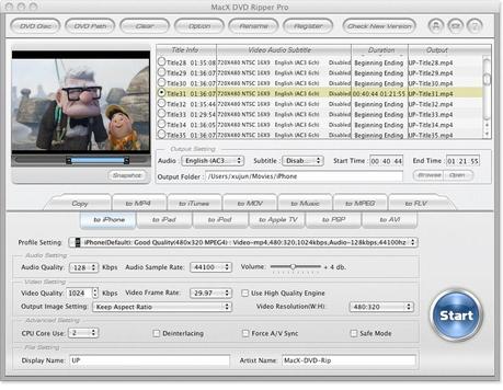 MacX DVD Ripper Pro gratis: Estrarre e Convertire DVD in AVI, DivX e tanti formati su Windows