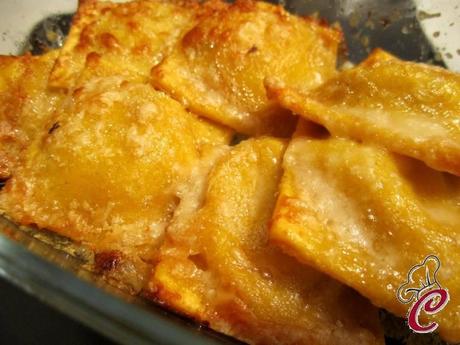Ravioli di zucca con ripieno al branzino: il formato prescelto di una coccola rara, ma ben elaborata