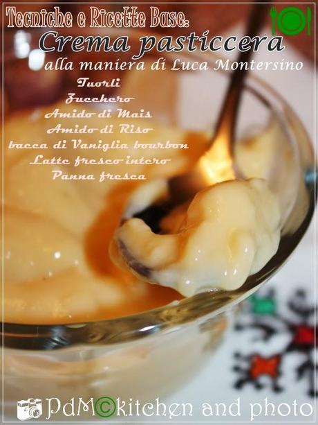 Crema pasticcera, o crema gialla, ricetta base