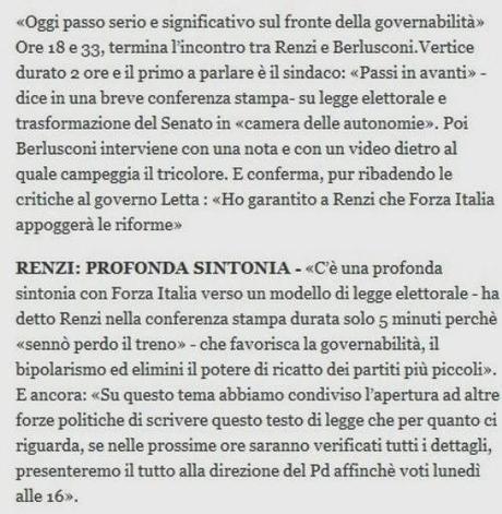 Renzi incontra Silviuccio: perchè errare è umano, perseverare è (P)Diabolico