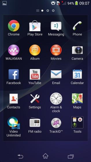 Sony D6503 New UI 1 315x559 Sony Xperia Z2 (?) D6503    prime caratteristiche tecniche e screenshot