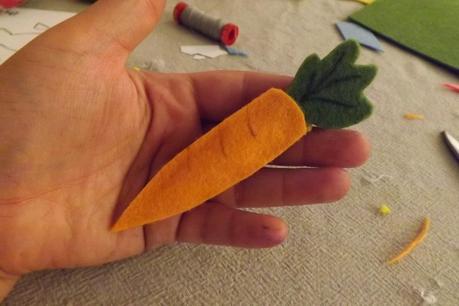 felt food tutorial: la carota