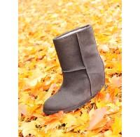 Wedge ankle winter boot