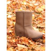 Wedge ankle winter boot