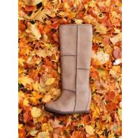 Wedge knee length winter boot