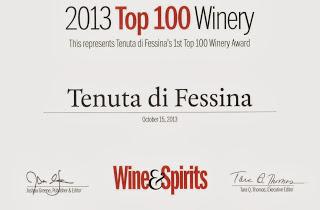 Tenuta di Fessina, premio “Winery of the Year 2013″ dalla rivista Wine & Spirits: known for “Elegant Etna reds and opulent carricante”