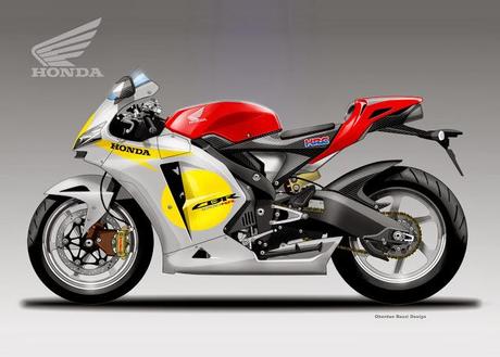 Design Corner - Honda CBR Series by Oberdan Bezzi