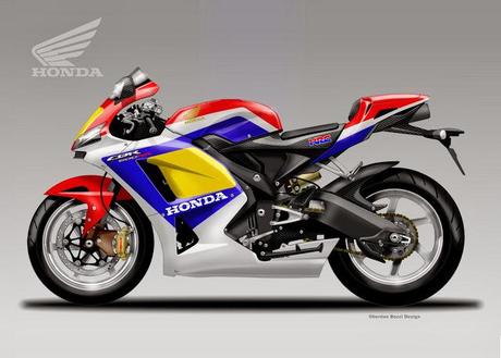 Design Corner - Honda CBR Series by Oberdan Bezzi