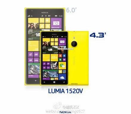 Un mini Nokia Lumia 1520? Lo dice un'indiscrezione cinese