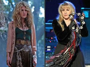 Due scatti di Lily Rabe e Stevie Nicks