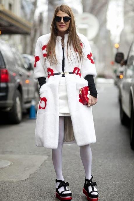 Anna Dello Russo, the 'only wear it once' woman