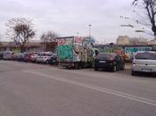 Dietro alla Stazione Tuscolana, contesto ributtante, camion bomba