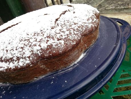 Torta al cioccolato e arancia.