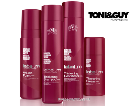 Toni&Guy, Label.m Thickening Range Line - Preview