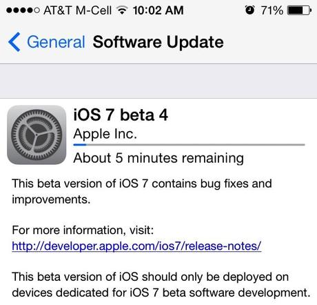 iOS 7.1 Beta 4