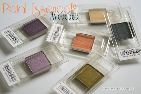 Aveda, Petal Essence™ Single Eye Colors - Review and swatches