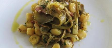 gnocchetti, carciofi