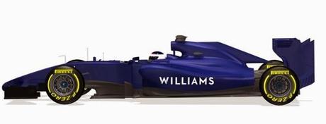 Rendering 3D della nuova Williams FW36-Mercedes