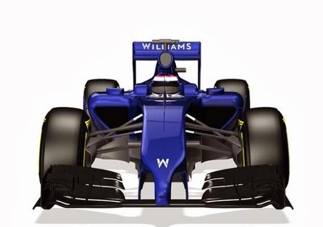 Rendering 3D della nuova Williams FW36-Mercedes