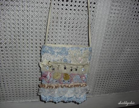 Crazy Quilt, sweet and romantic bag