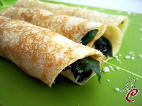 Crespelle soffici agli spinaci: il sapore conosciuto in una contesto rivisitato