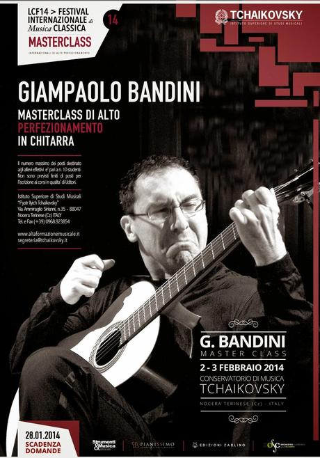 Masterclass con GIAMPAOLO BANDINI 2-3 febbraio 2014