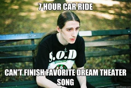 7 Hour Car Ride Cant' finish favorite dream theater song