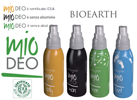MioDeo: nuovi BioDeodoranti Bioearth