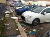 Sbricoli Portuense. stato parcheggio vicino ristorante, sede Asl, condominio palazzine vari uffici