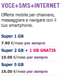 Schermata 2014 01 24 alle 14.30.33 [Tariffe Smartphone] Tiscali Mobile: Continua lofferta Super 2GB Edizione Speciale con 1 GB in più!